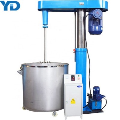 1000L hydraulic lifting high speed paint mixing equipment