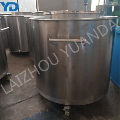 Various capacity stainless steel mixing tank